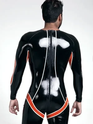 Latex Mens Circinus Back Zipper Catsuit Latex Mens Circinus Back Zipper Catsuit
