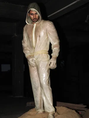 Latex Mens Cocoon Total Enclosure Bodysuit Catsuit