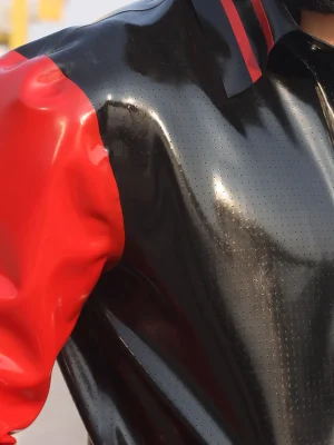 Latex Mens College Varsity Jacket