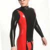 Latex Mens Decatur Back Zipper Catsuit