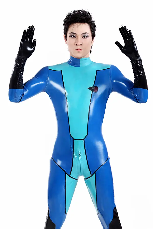 Latex Mens Digital Robot Catsuit Latex Mens Digital Robot Catsuit