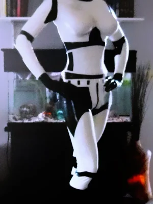 Latex Mens Female Startrooper Suit Catsuit