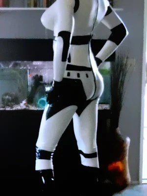 Latex Mens Female Startrooper Suit Catsuit