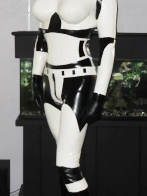 Latex Mens Female Startrooper Suit Catsuit
