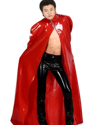 Latex Mens Full-Length Cape