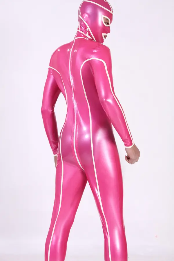 Latex Mens Gyro-Gimp Hooded Catsuit Latex Mens Gyro-Gimp Hooded Catsuit