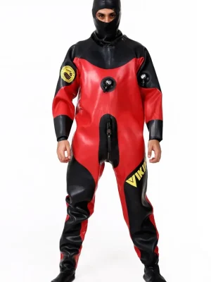 Latex Mens Heavy Duty Brand Name Hooded Drysuit Diving Suit Version 2 Catsuit Latex Mens Heavy Duty Brand Name Hooded Drysuit Diving Suit Version 2 Catsuit