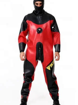 Latex Mens Heavy Duty Brand Name Hooded Drysuit Diving Suit Version 2 Catsuit Latex Mens Heavy Duty Brand Name Hooded Drysuit Diving Suit Version 2 Catsuit