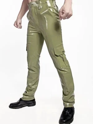 Latex Mens High-Waisted Cargo Pants Latex Mens High-Waisted Cargo Pants