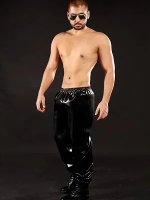 Latex Mens Loose-Fitting Elasticated Sweatpants