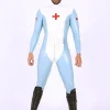 Latex Mens Meridian Front Zipper Catsuit