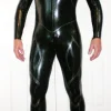 Latex Mens Medic Look Neck Entry Catsuit