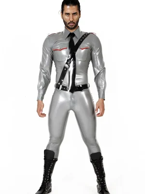 Latex Mens Military Pants Latex Mens Military Pants