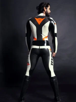 Latex Mens MotoGP Biker Catsuit Version 4