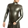 Latex Mens Nebulistic Front Zipper Catsuit