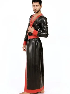 Latex Mens Night Robe