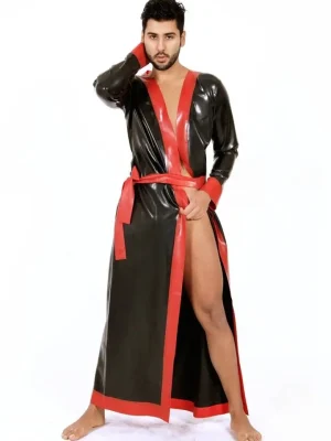Latex Mens Night Robe