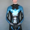 Latex Mens Nipple Zips & Pouch-Front Catsuit