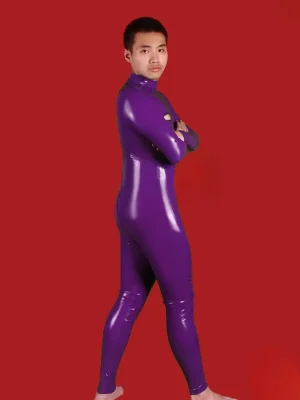Latex Mens Nipple-Zipper Catsuit Latex Mens Nipple-Zipper Catsuit