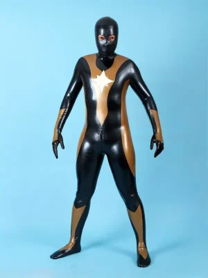 Latex Mens Octagrama Total Body Gimp Catsuit Latex Mens Octagrama Total Body Gimp Catsuit