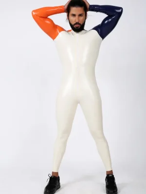 Latex Mens Oddity Raglan-Sleeved Catsuit