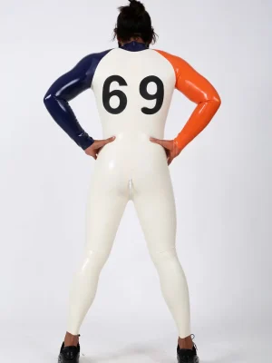 Latex Mens Oddity Raglan-Sleeved Catsuit