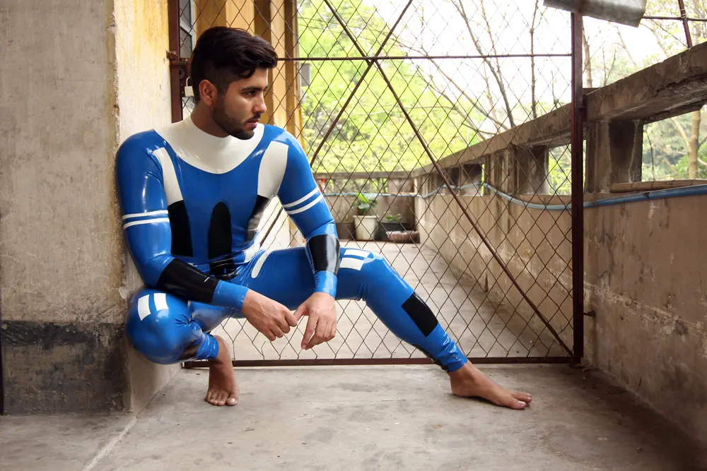 Latex Mens Pallas Back Zipper Catsuit Latex Mens Pallas Back Zipper Catsuit
