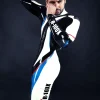 Latex Mens R-100X Branded Biker Catsuit