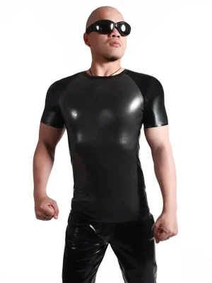Latex Mens Rugged Two-Tone T-Shirt Latex Mens Rugged Two-Tone T-Shirt