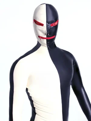 Latex Mens Same Both Ways Gimp Catsuit With Codpiece Latex Mens Same Both Ways Gimp Catsuit With Codpiece