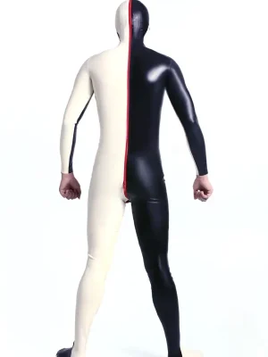 Latex Mens Same Both Ways Gimp Catsuit With Codpiece Latex Mens Same Both Ways Gimp Catsuit With Codpiece