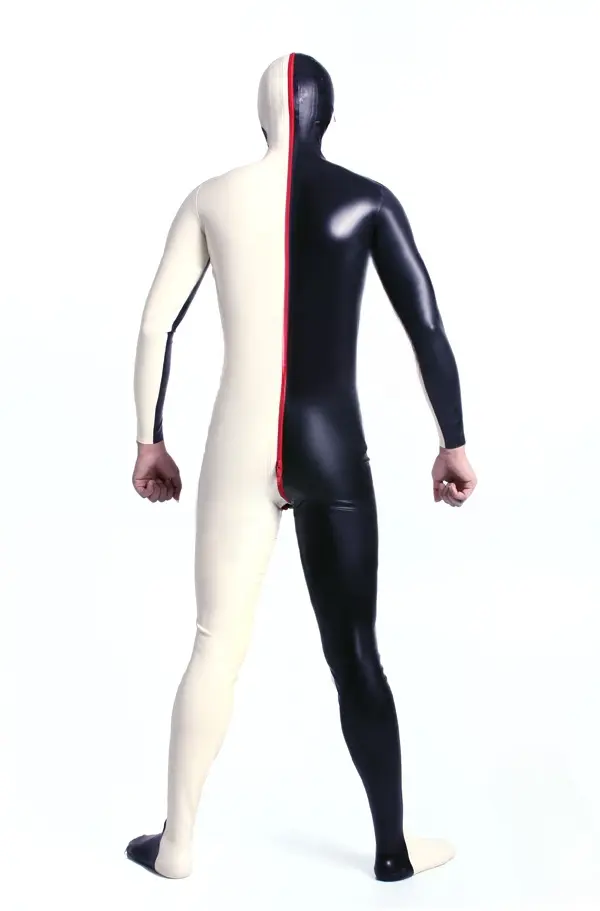 Latex Mens Same Both Ways Gimp Catsuit With Codpiece Latex Mens Same Both Ways Gimp Catsuit With Codpiece