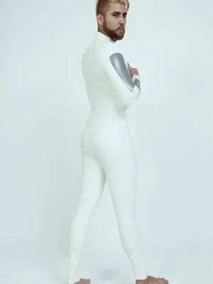 Latex Mens Sci-Fi Zipperless Neck Entry Catsuit Latex Mens Sci-Fi Zipperless Neck Entry Catsuit