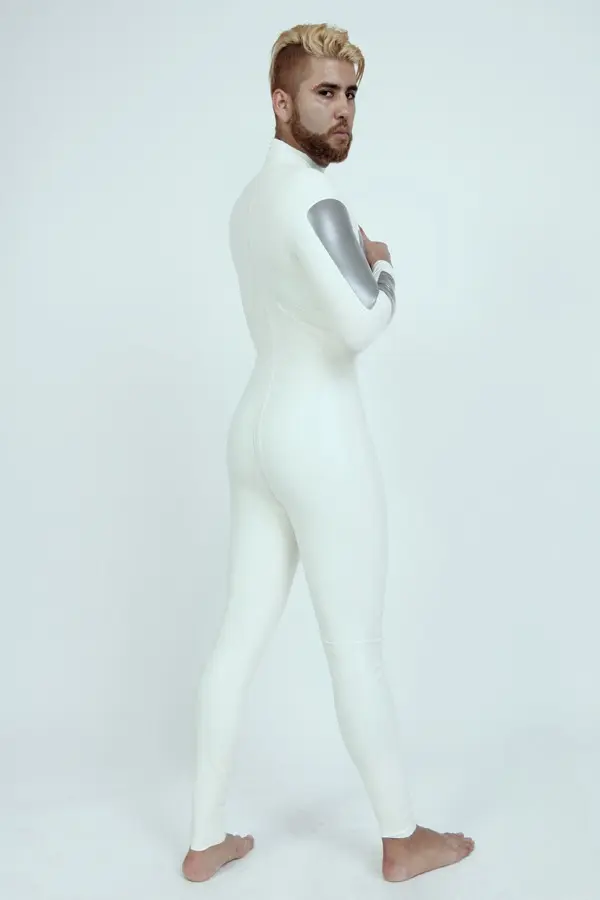 Latex Mens Sci-Fi Zipperless Neck Entry Catsuit Latex Mens Sci-Fi Zipperless Neck Entry Catsuit