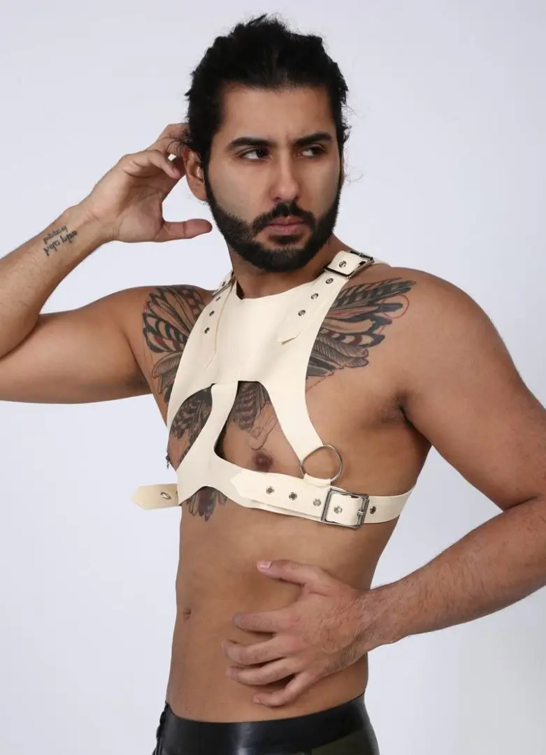 Latex Mens Shielded Harness Latex Mens Shielded Harness