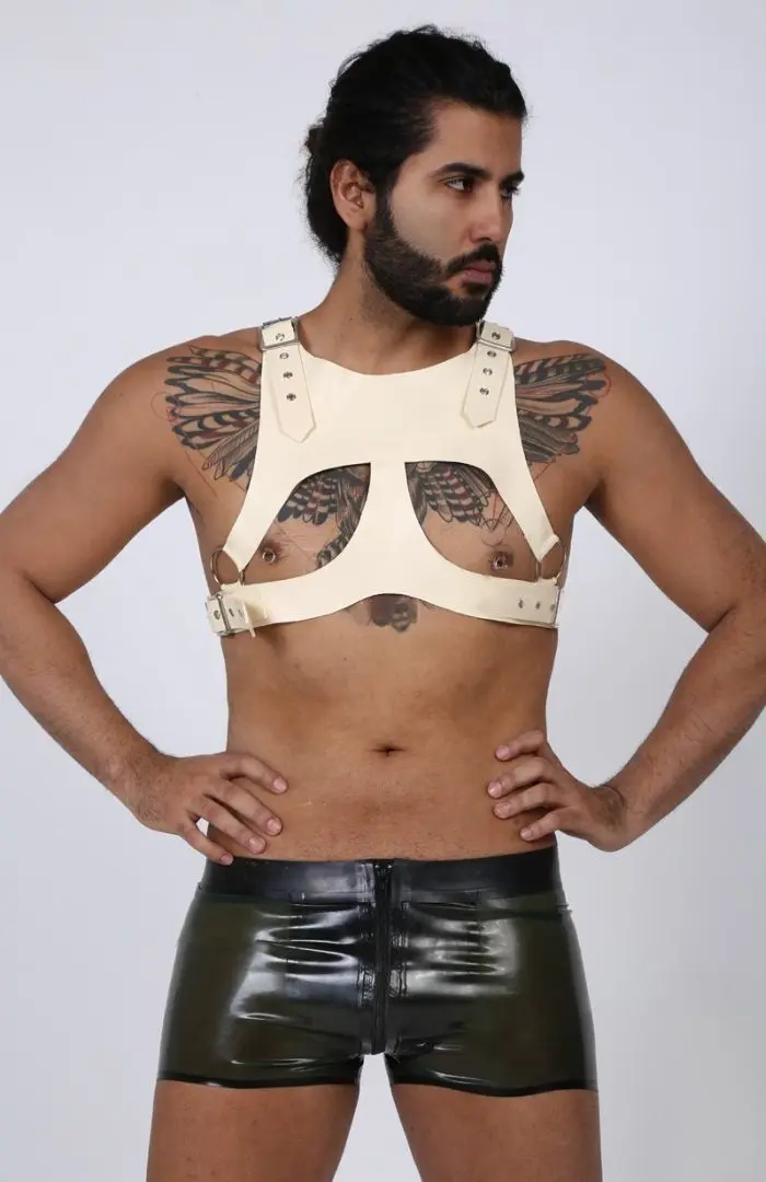 Latex Mens Shielded Harness Latex Mens Shielded Harness