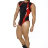 Latex Mens Sleeveless Jumpsuit Catsuit Latex Mens Sleeveless Jumpsuit Catsuit