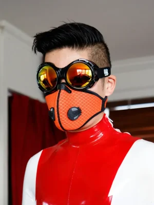 Latex Mens Stagger Lee Shoulder-Zipper Catsuit