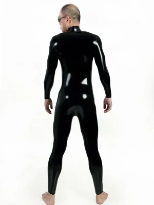 Latex Mens Standard Neck Entry Catsuit