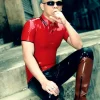 Latex Mens Suit with Feet Catsuit