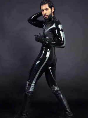 Latex Mens T-Age Motorcycle Catsuit Version 2 Latex Mens T-Age Motorcycle Catsuit Version 2