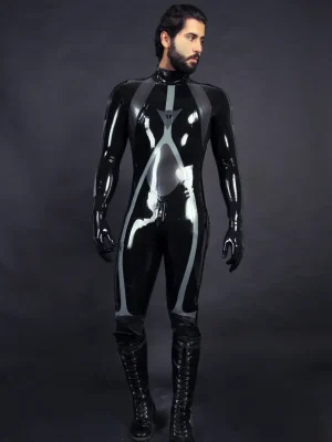 Latex Mens T-Age Motorcycle Catsuit Version 2 Latex Mens T-Age Motorcycle Catsuit Version 2