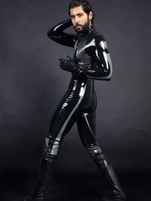 Latex Mens T-Age Motorcycle Catsuit Version 2 Latex Mens T-Age Motorcycle Catsuit Version 2