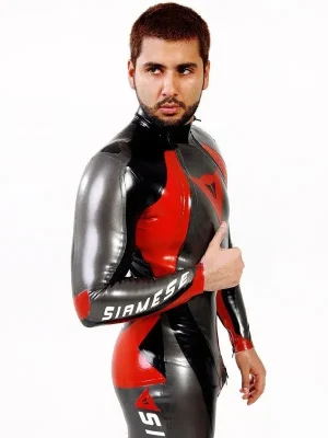 Latex Mens T-Age Style Motorcycle Racing Catsuit Version 18 Latex Mens T-Age Style Motorcycle Racing Catsuit Version 18