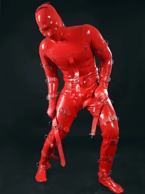 Latex Mens The Strapping Heavy Suit Catsuit