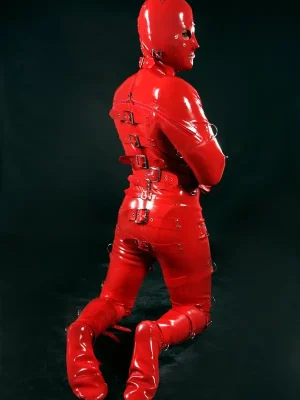 Latex Mens The Strapping Heavy Suit Catsuit
