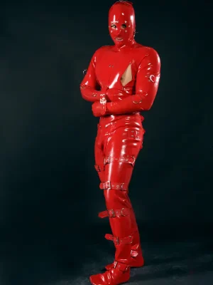 Latex Mens The Strapping Heavy Suit Catsuit