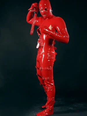 Latex Mens The Strapping Heavy Suit Catsuit