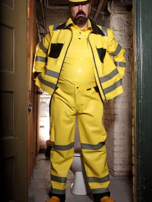 Latex Mens Tradesman Jacket Latex Mens Tradesman Jacket