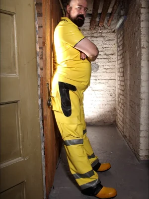 Latex Mens Tradesman Jacket